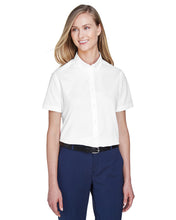 Load image into Gallery viewer, Core 365 Ladies' Optimum Short-Sleeve Twill Shirt