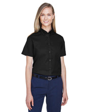 Load image into Gallery viewer, Core 365 Ladies' Optimum Short-Sleeve Twill Shirt