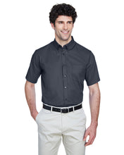 Load image into Gallery viewer, Core 365 Men's Optimum Short-Sleeve Twill Shirt