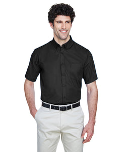Core 365 Men's Optimum Short-Sleeve Twill Shirt